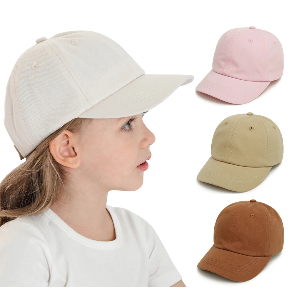 Модная Детская кепка с защитой от солнца, Детская кепка для мальчиков, регулируемая детская бейсболка для путешествий, Детская кепка для де...