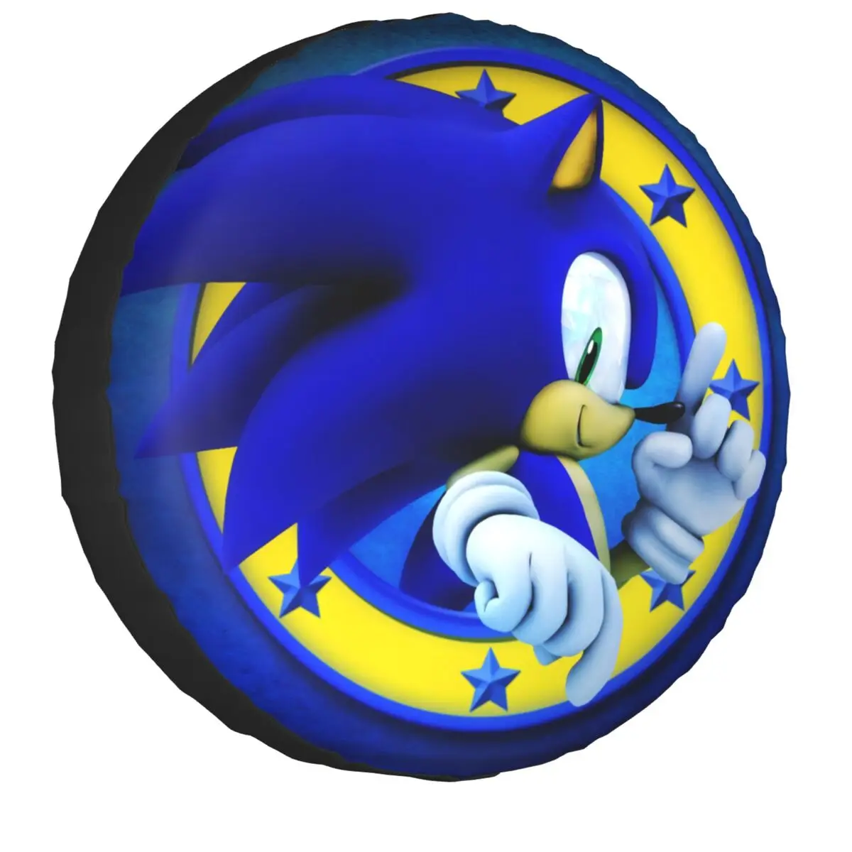 

Custom Young Sonics Spare Tire Cover for Jeep Video Games 4WD 4x4 Trailer Car Wheel Protectors Inch