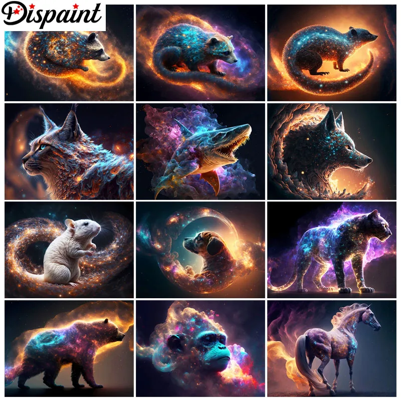 

Картина из страз, квадратная/круглая, «мышь животного»