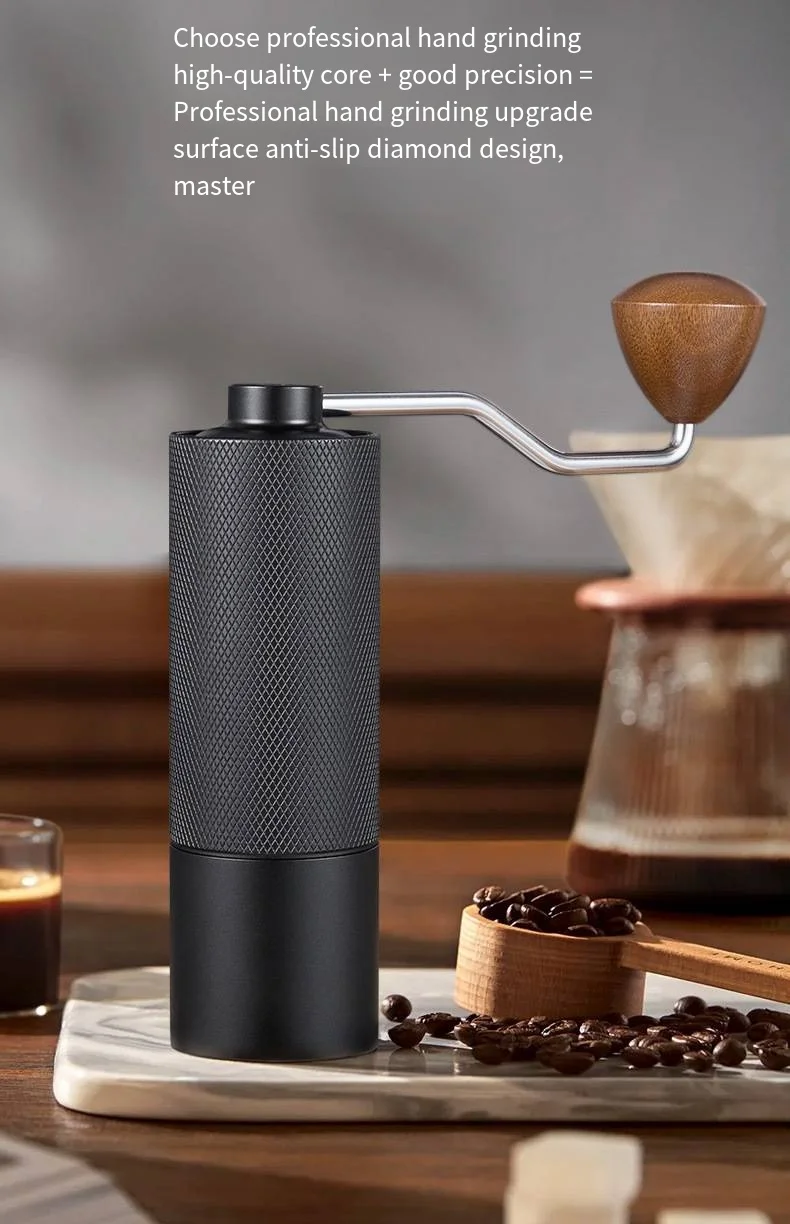 Ручная кофемолка Портативная Модель с 7 зубьями легко удаляется Чистые шестерни