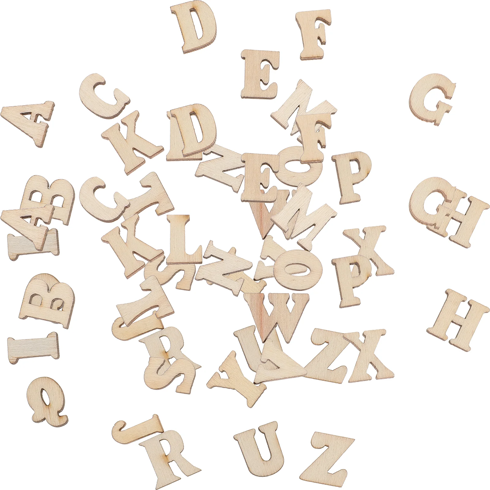 

200 шт., деревянные буквы алфавита, 15 мм