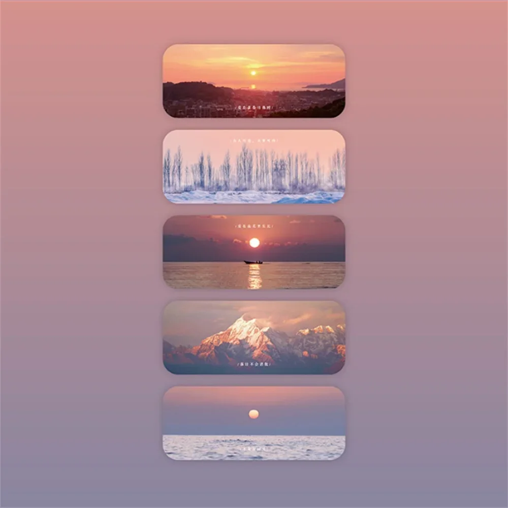 

Закладки для книг 5 шт., облака, ПВХ