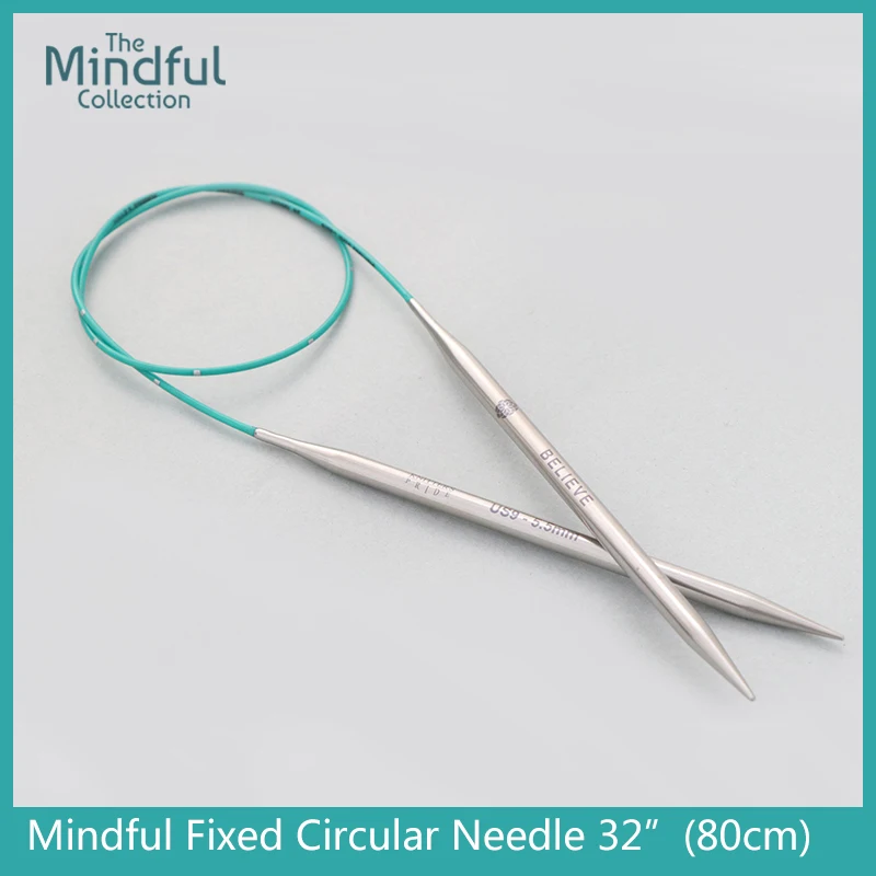 

1 piece Knitters Pride Mindful 32"(80cm) Fixed Circular Knitting Needle