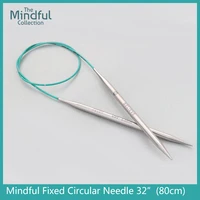 1 piece knitters pride mindful 3280cm fixed circular knitting needle