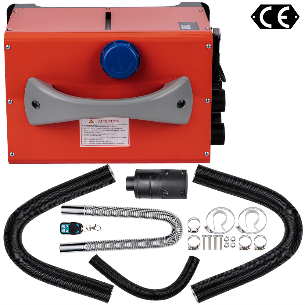 

All IN One 5KW Diesel Air Heater Portable LCD Switch Remote Caravan Motorhome 12V 5000W Control For Truck Boat Indoor SUV 4-Hole
