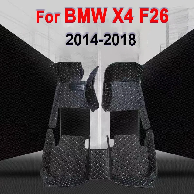 

Car floor mats for BMW X4 F26 2014-2018 Custom auto foot Pad automobile carpet cover interior accessorie