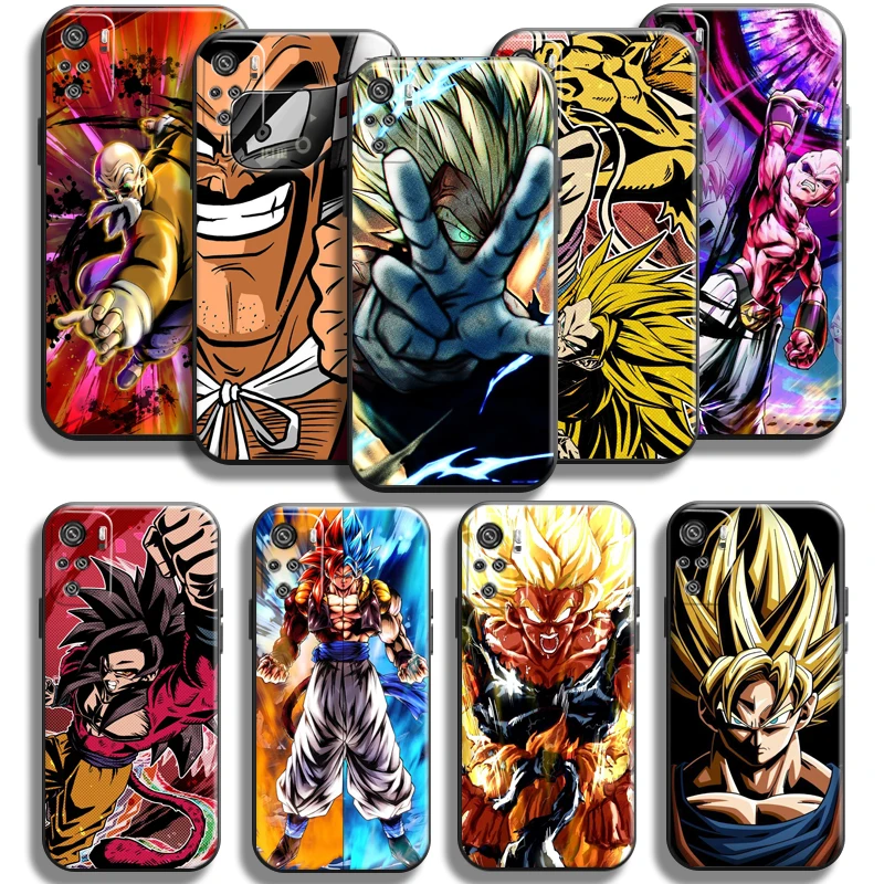 

Japan Anime Dragon Ball Goku For Xiaomi Redmi Note 10 5G 10S 10T Pro Phone Case Silicone Cover Coque Liquid Silicon Back Funda