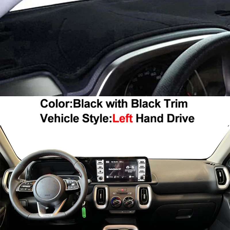 

Чехол на приборную панель автомобиля DashMat для Kia Sonet 2022 2023 2024 2025 Avoid Light Pad Аксессуары Чехол с защитой от УФ-лучей Ковер Автомобильные аксессуары