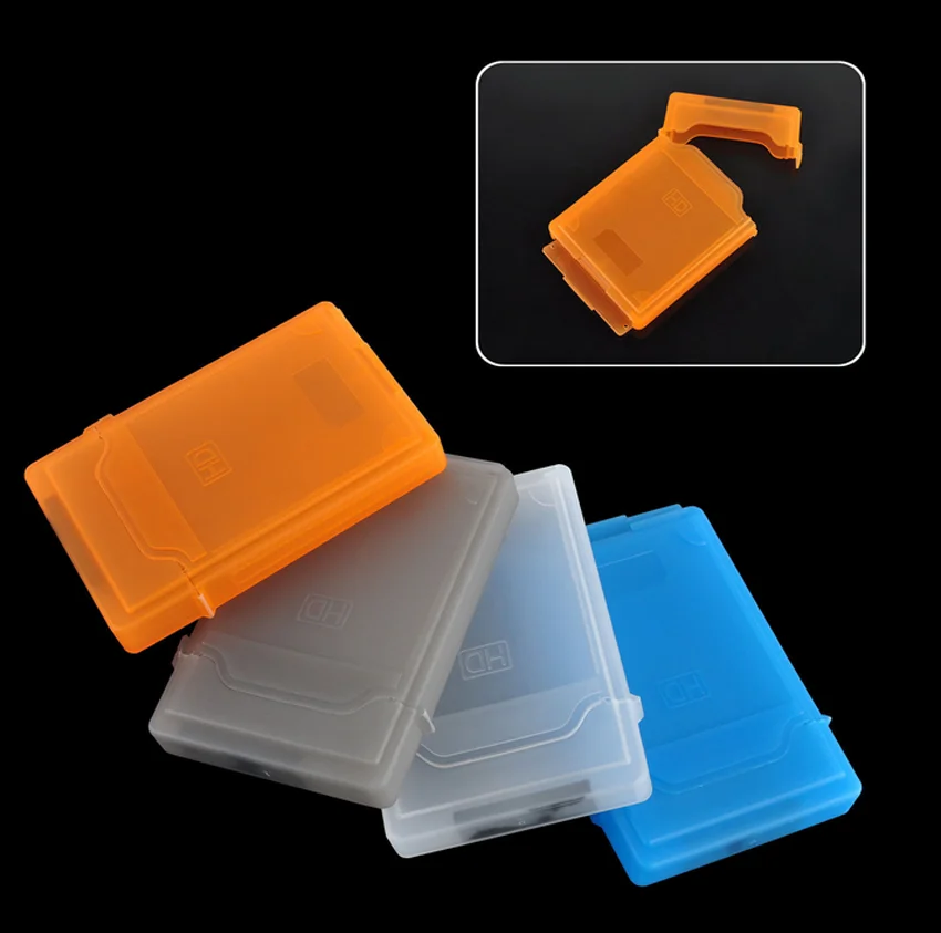 

Новинка 2022, чехол для жесткого диска IDE SATA 2,5 дюйма, цветной прозрачный пластиковый портативный чехол для жесткого диска