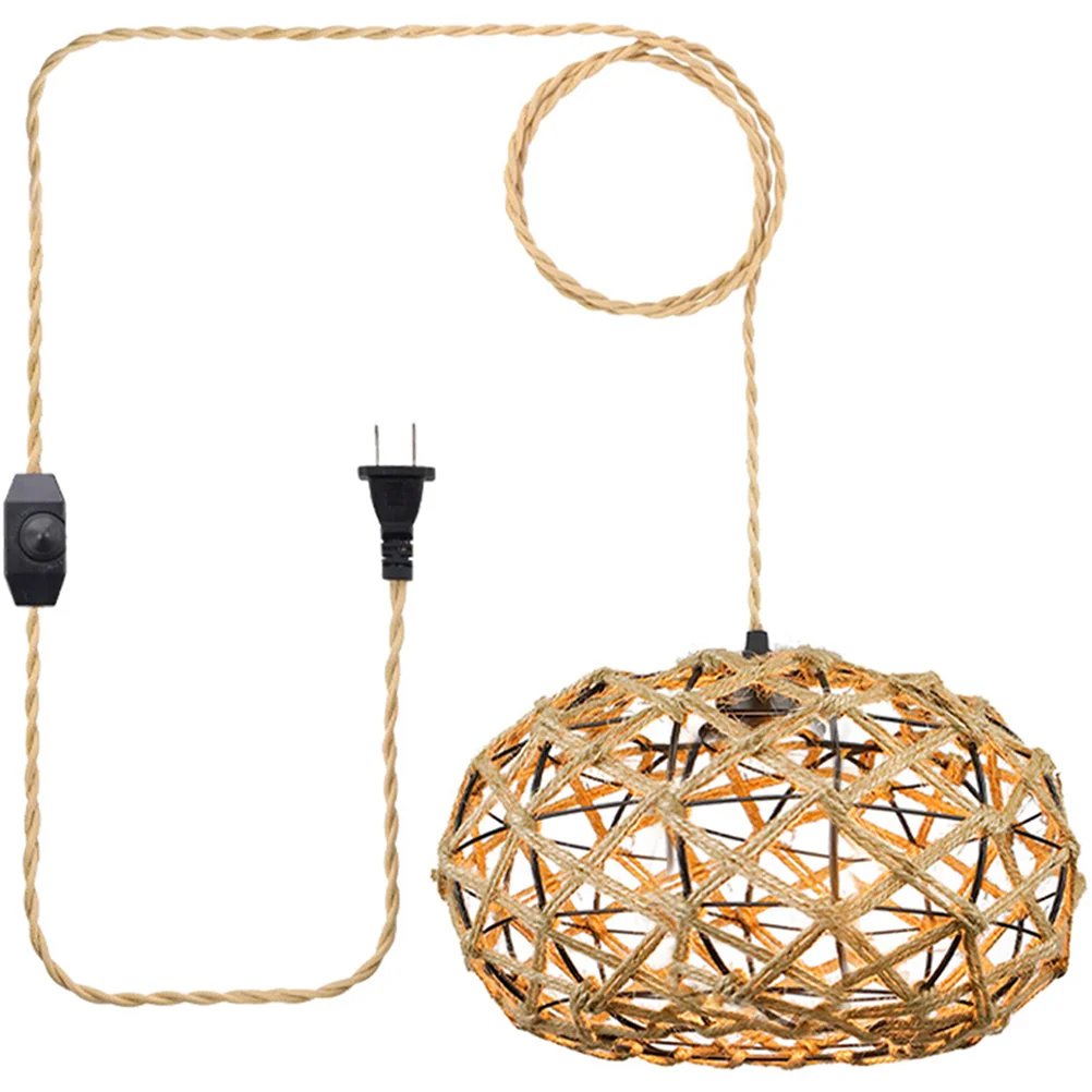 

Hotel Decorative Sturdy Hanging Rope Plug In Pendant Hanging Rope Hanging Cord