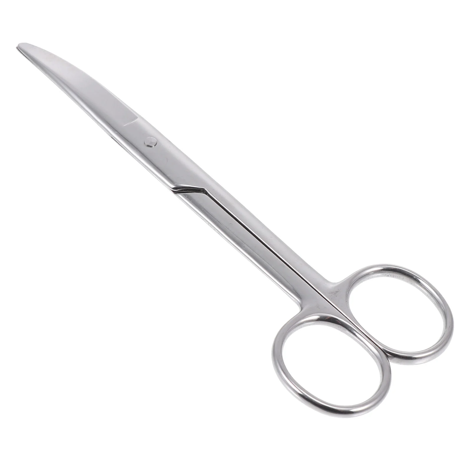 

1Pc 14cm Stainless Steel Practical Ostomy Scissors Blunt Scissors (Silver)
