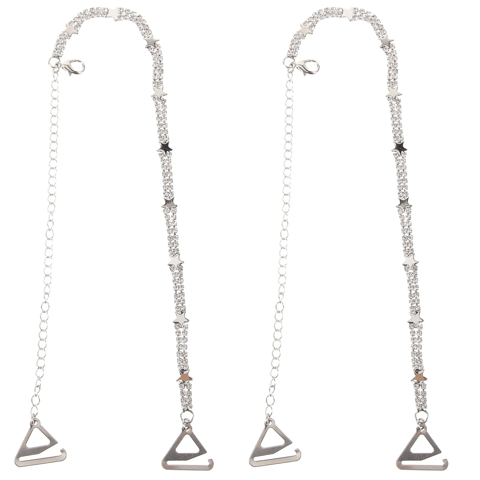

Metal Replacement Straps Dress Invisible Accessories Strapless Chain Decorative