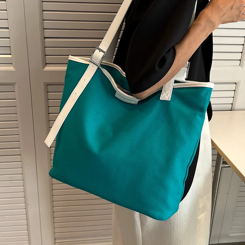 

Холщовая Сумка-тоут для женщин, повседневный винтажный саквояж на плечо, тканевый мешок для покупок для девушек, 2022