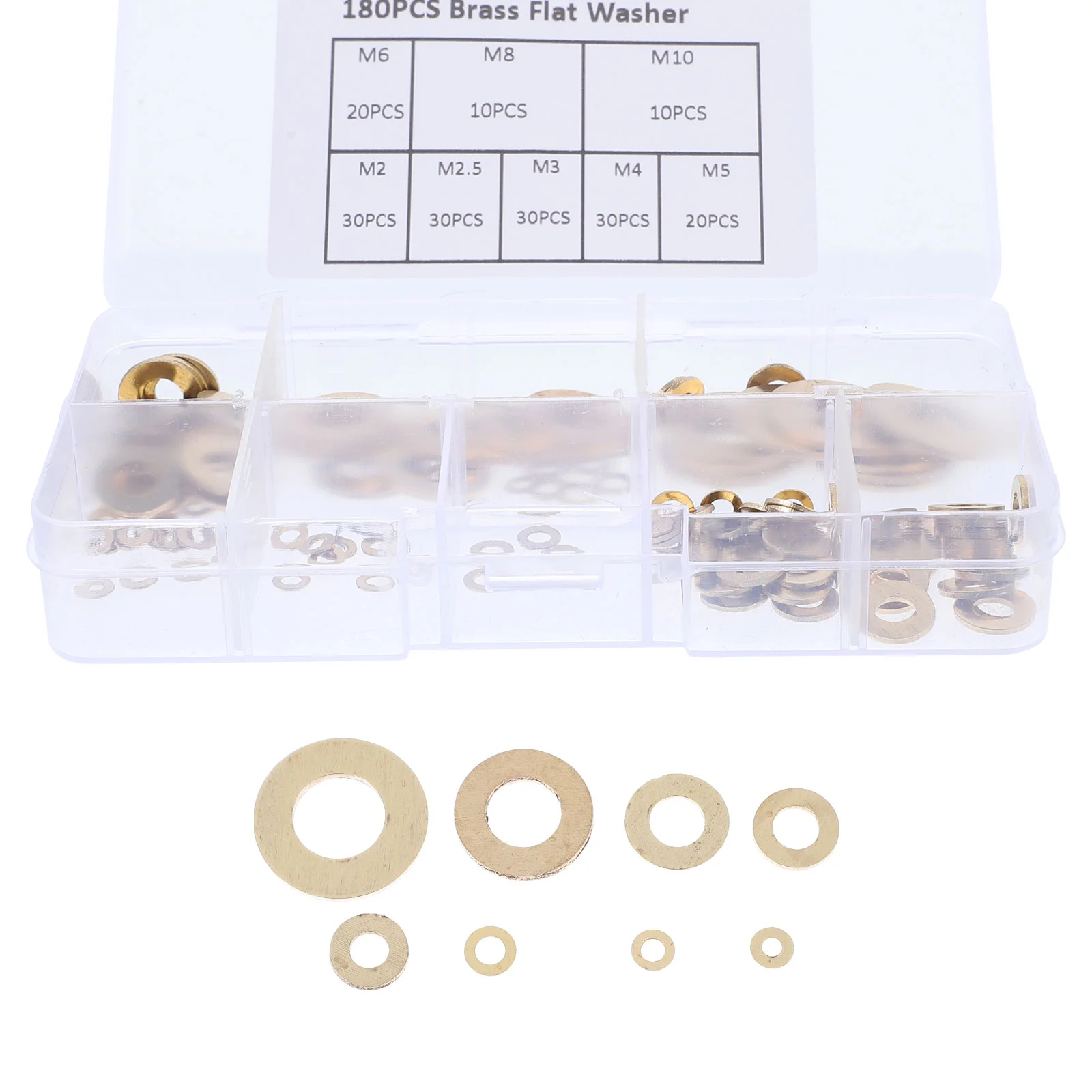 

Washers Metal Flat Lock Copper Assortment Thin Gaskets Gas Gets Washer Kit M12