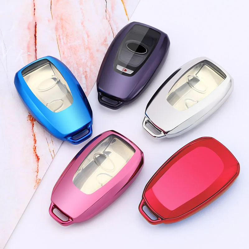 

TPU Car Key Case For Subaru BRZ Forester Legacy Outback WRX WRX STI Impreza XV Crosstrek Smart Keyless Remote Cover Keys