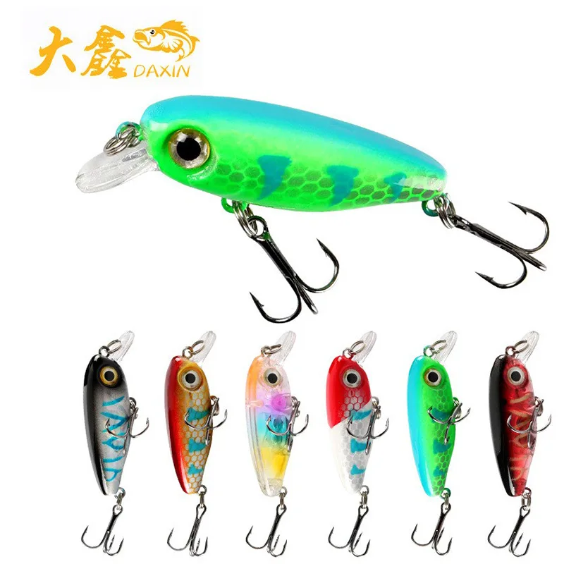 

Жесткая приманка в виде гольяна 3,1 г, 4,7 см с тройным крючком