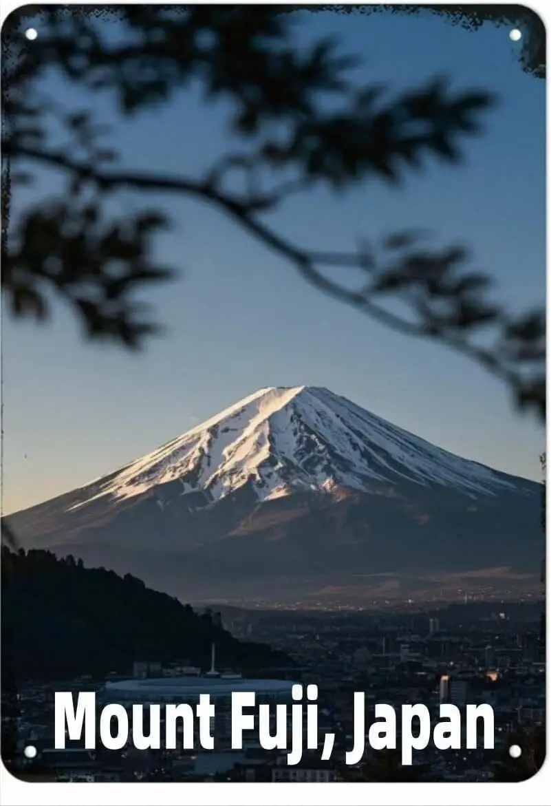 

Металлическая вывеска Fuji