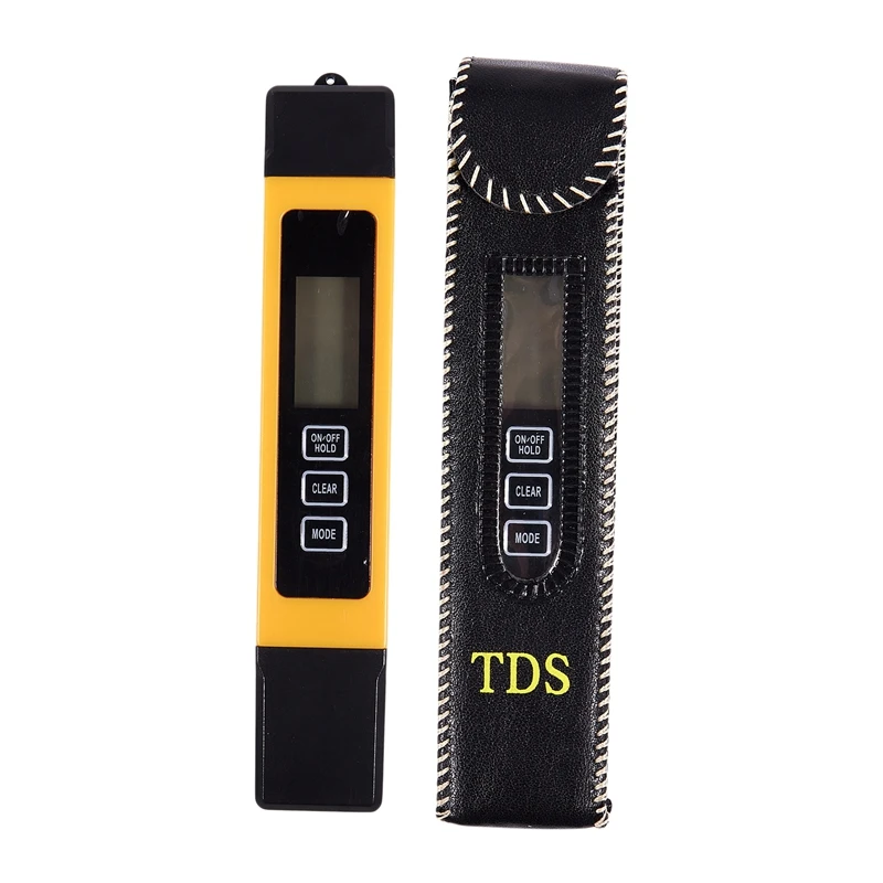 

3 в 1 TDS тестер для воды, 0-9999 Ppm, гидропоника EC метр, цифровой тестер качества воды для питьевой воды, Ppm метр для H