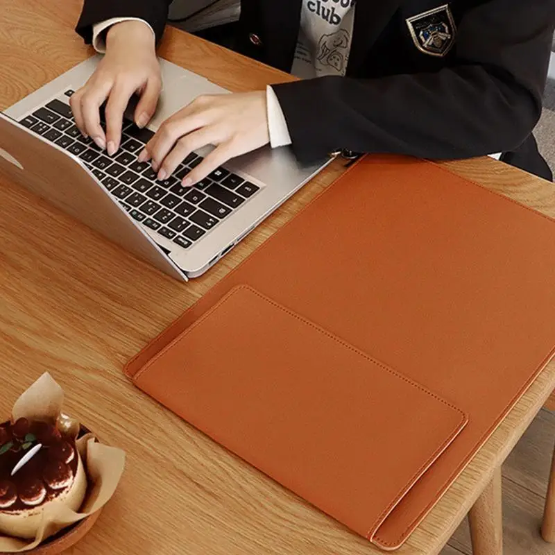 Кожаная сумка-чехол для ноутбука 13/14/15 дюймов с подставкой