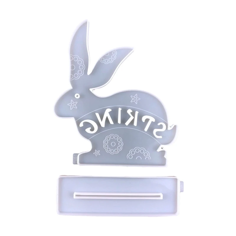 

95AB 1 набор, Пасхальный кролик, кролик, украшение для рабочего стола, табличка, фотография, инструменты