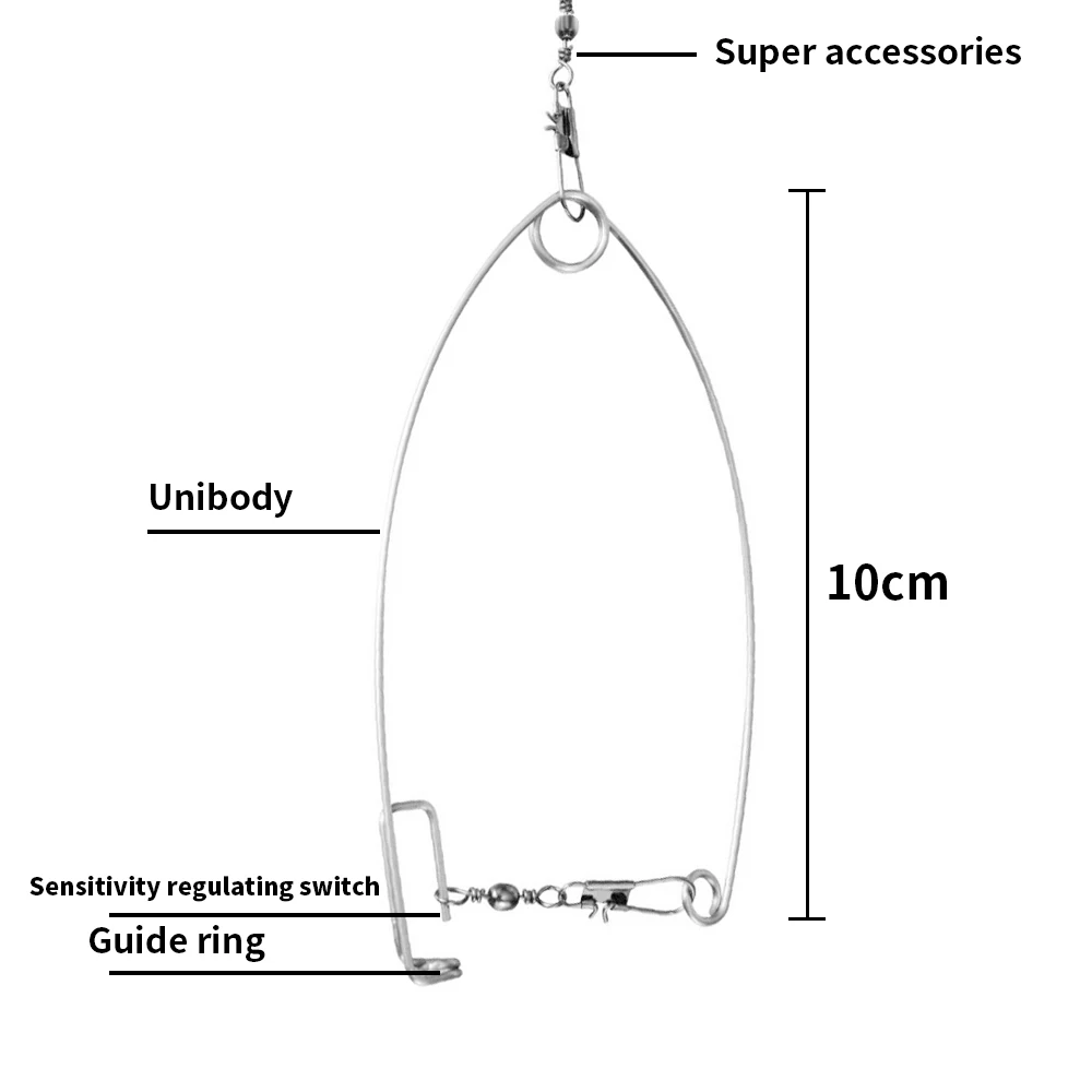 Stainless Steel Accessories Ejection Catapult Spring Full Speed Artifact Parts Lazy Person Automatic Fishing Hook Jig Head