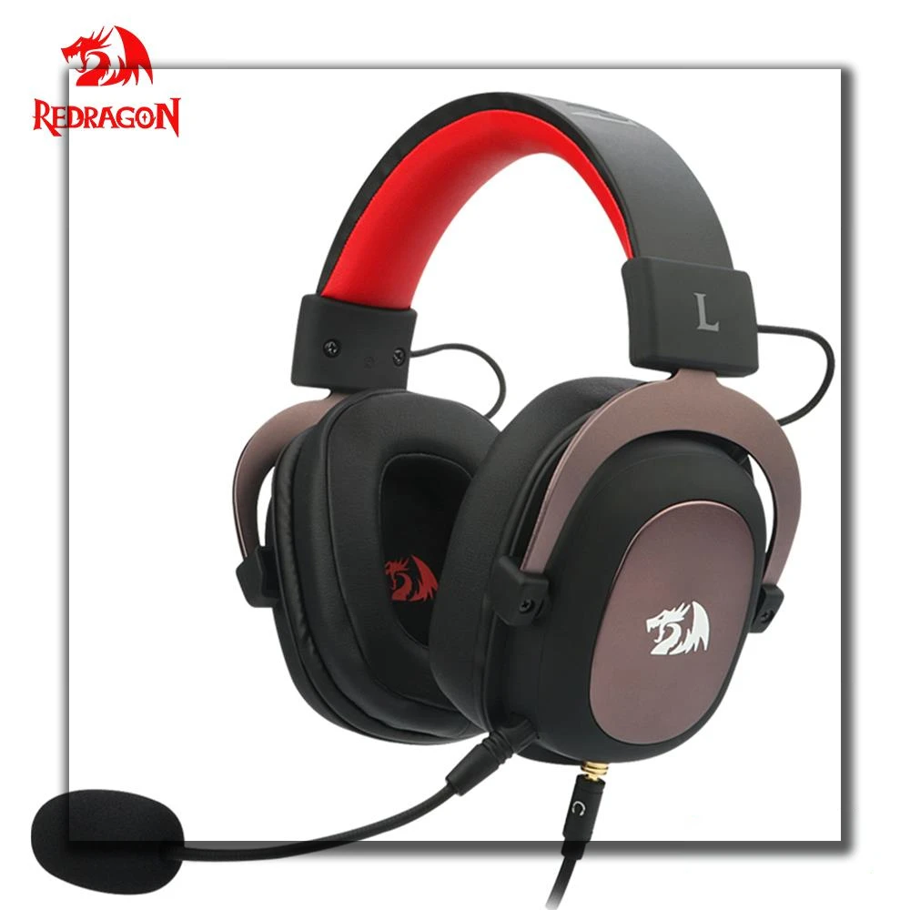 

Redragon H510 ZEUS 2 USB Gaming Headphone 7.1 Surround Noise Cancelling Compute Headset Detachable Microphone for PS4/5 Xbox One
