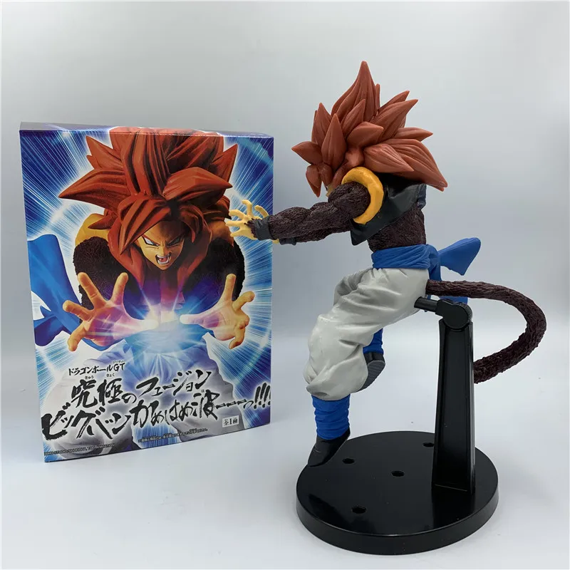 Аниме Драконий жемчуг Z фигурка Гоку Супер сайян 4 Zero Ver. Экшн-фигурка из ПВХ DBZ Goku Red