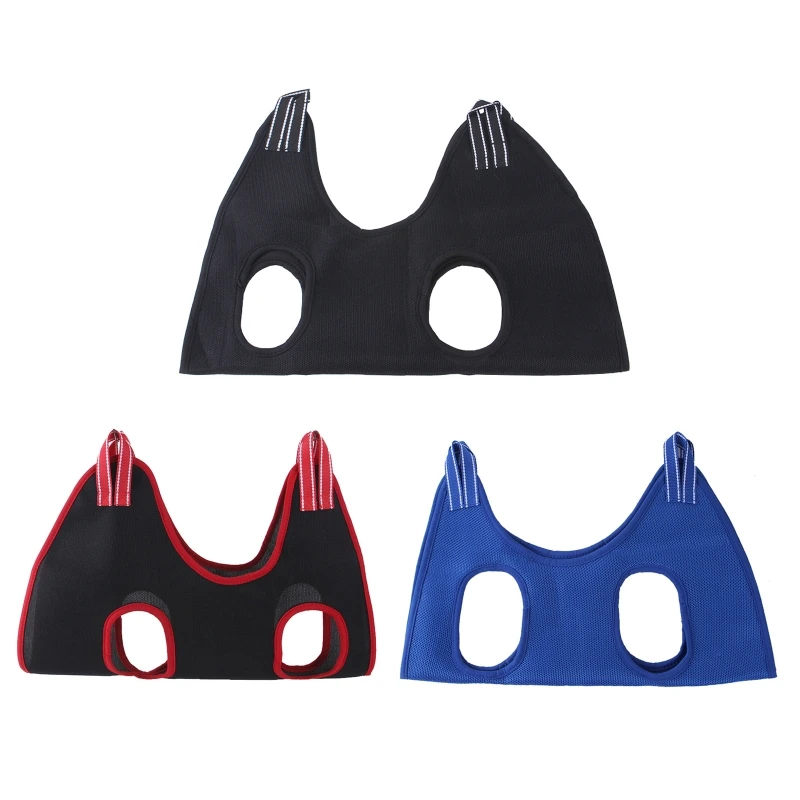 

2023 New Pet Dog Grooming Hammock Harness for Cats & Small Dogs with Nail Clipper Nail File Pet Comb for Easy Ear Eye Care