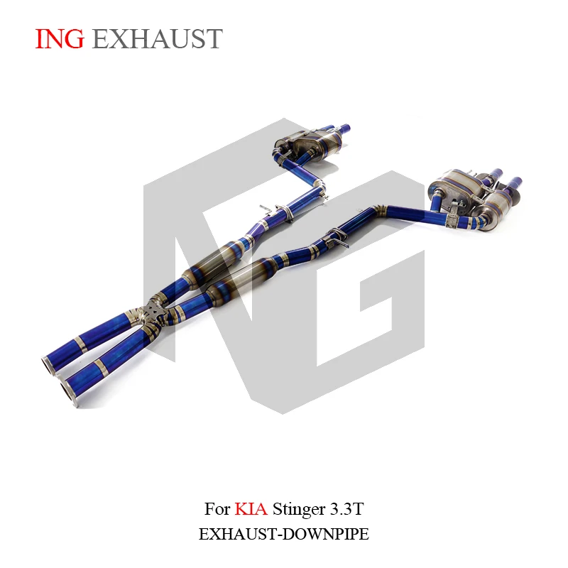 ING Performance Catback из титанового сплава для KIA Stinger 3 T G70 G80 гоночный Автомобильный