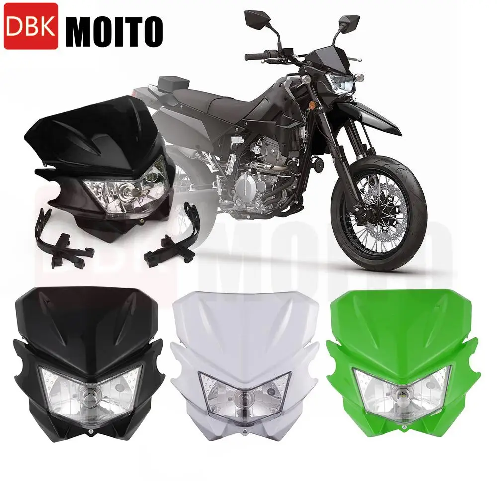 Фото Фара для мотоциклов Kawasaki KLX10, KLX110L, KLX125, KLX125L, KLX140, KLX140L, KLX110, KLX250, KLX300, KX250, KX450F, KLE250 №1