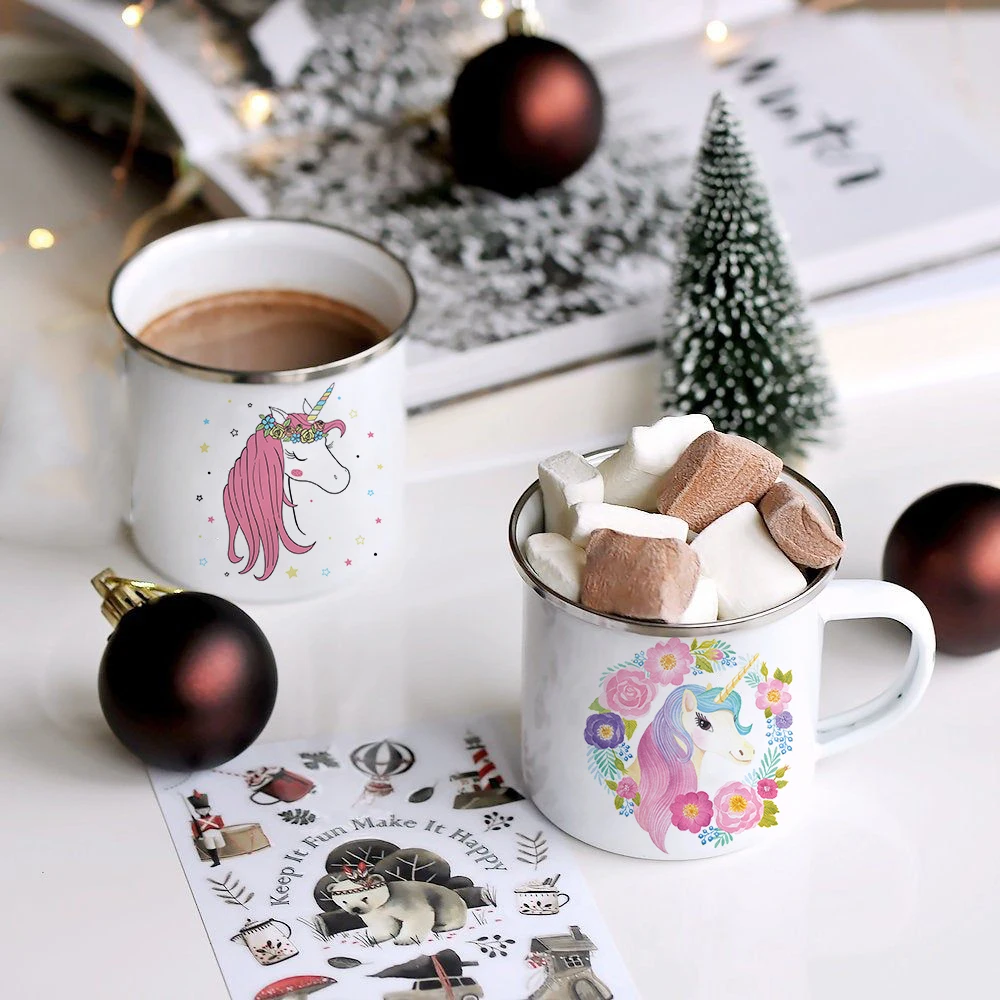 

Женская чашка для путешествий кемпинга вечевечерние пива сока кофе воды лучший друг подарки розовый мультяшный Единорог печатная деталь