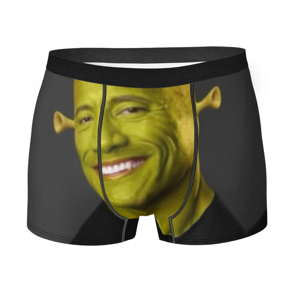 

Dwayne Dwayne The Shrok Johnson Underpants Breathbale Panties Men's Underwear Ventilate Shorts Boxer Briefs