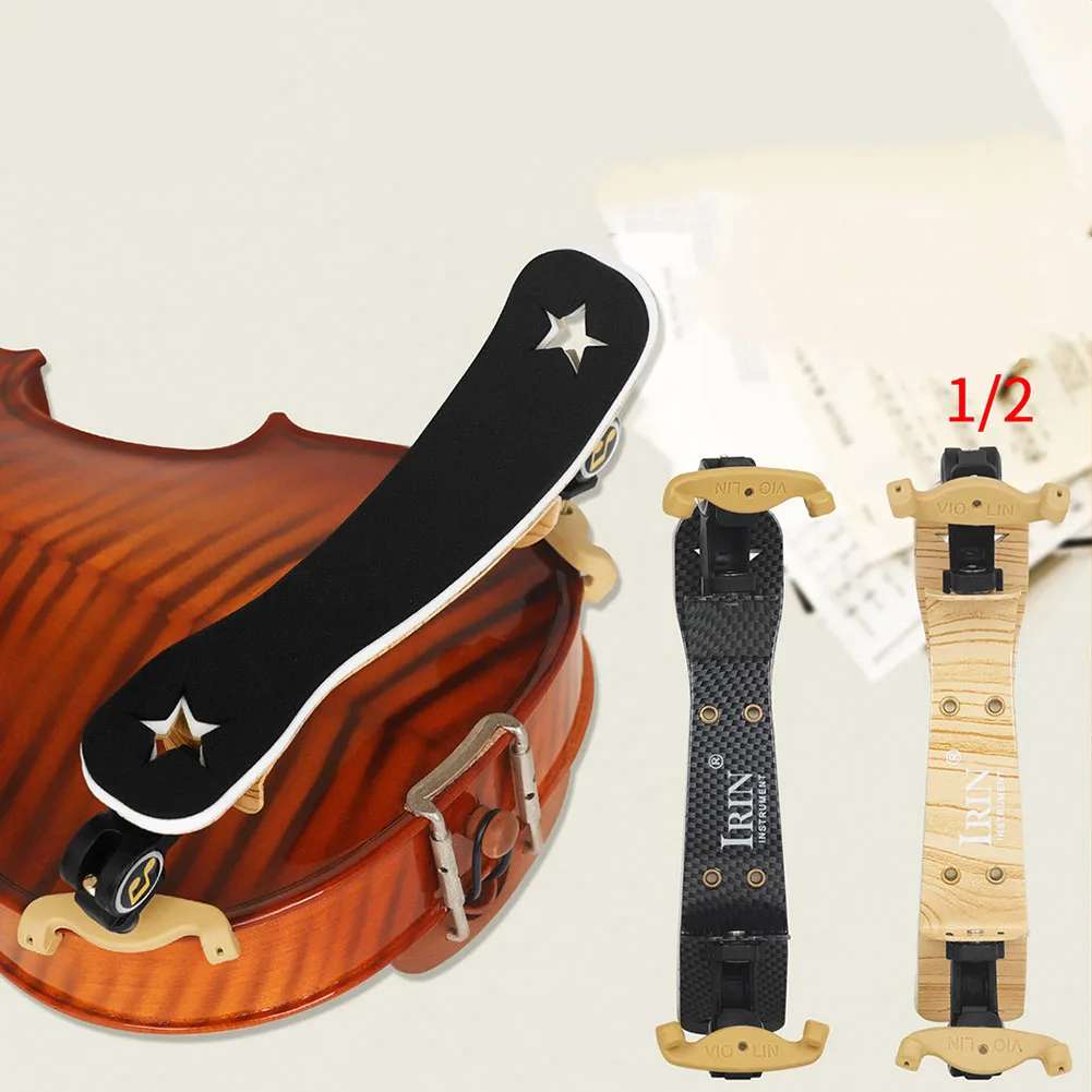 

19.5x10x5.2cm Violin Shoulder Rest Hot Sale Professional Adjustable Violin Shoulder Rest Full Size Not Press Shoulders Pad Part