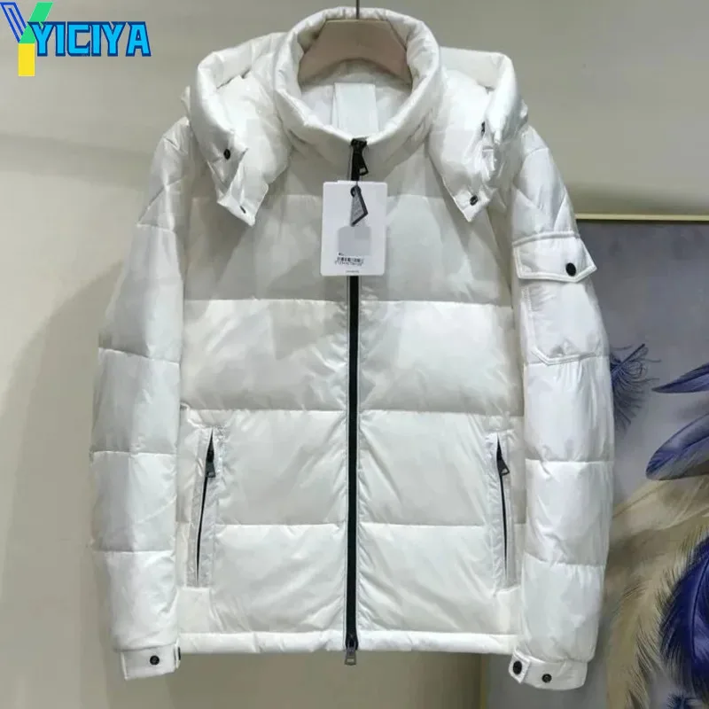 

YICIYA jacket Monc brand coat white oversize bomber women's winter High quality Varsity Female American Jackets coats 2023 new