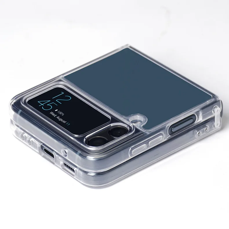 

For Galaxy Z Flip 4 5G Clear Case Ultra Thin Protective Cover Hard PC Bumper Transparent Case For Samsung Galaxy Z Flip4 ZFlip4
