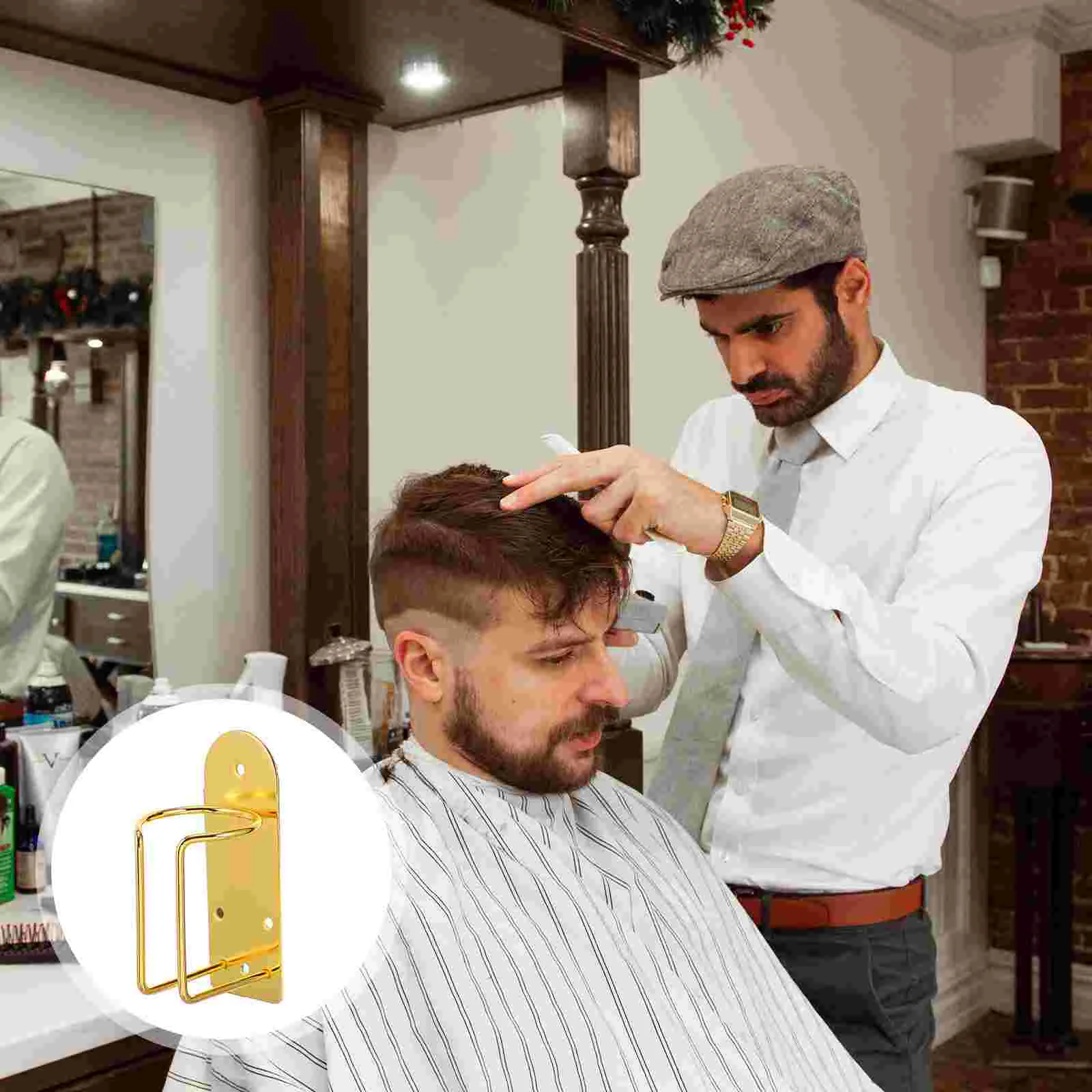 

Clipper Holder Hair Racktrimmer Electric Wall Barber Beard Shaver Hairstylist Tools Storage Stand Barbersholders Mounted Hanger