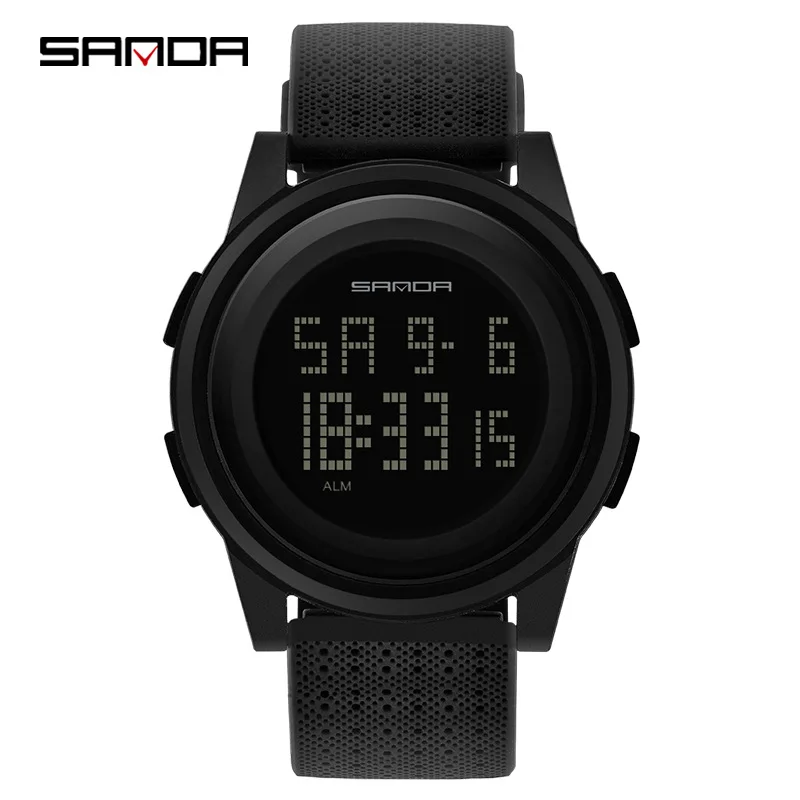 

SANDA Brand 9mm Super Slim Men's Watch Luxury Electronic LED Digital Watches for Man Clock Male Wristwatch Relogio Masculino 337