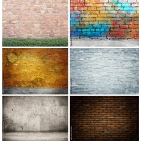 thick cloth vintage brick wall wooden floor photography backdrops graffiti photo background studio prop 2216 dcr 04