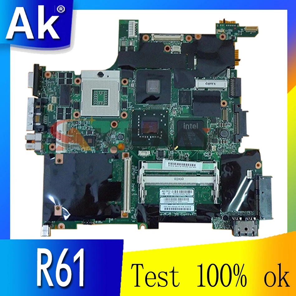 

Материнская плата Akemy FRU 04w6537 для ноутбука LENOVO IBM thinkpad R61 T61 14,1 PM965 Quadro NVS 140M, графическое обновление