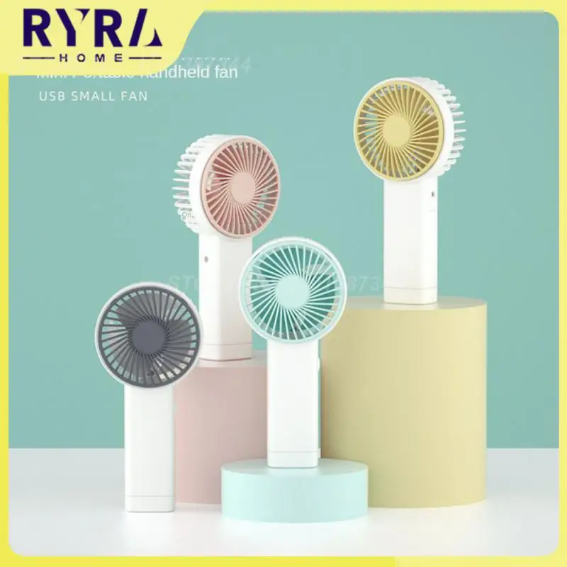 

Hand-held Electric Fan Small Fan Portable Convenient Usb Charging Childrens Fan Hand Fans For Women Office Fan Silent Fan