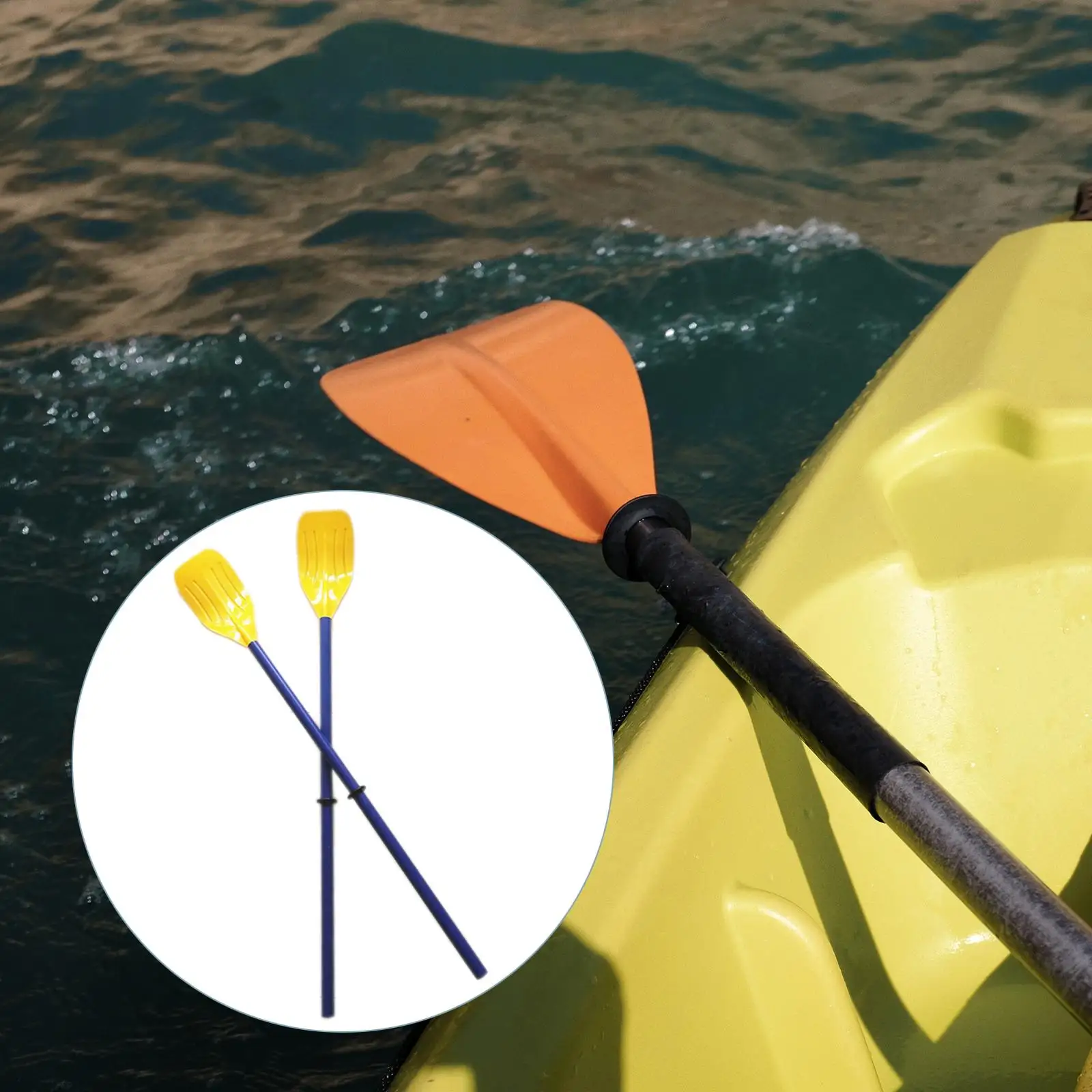 

2 Piecs Stand up Paddle Board Adjustable paddle Board for Canoe Fishing Kayak