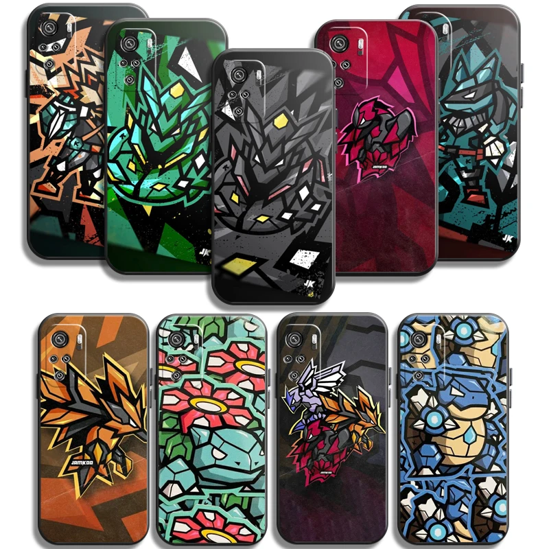 

Pokemon Pikachu Phone Cases For Xiaomi Redmi Note 10 10S 10 Pro POCO F3 GT X3 GT M3 Pro X3 NFC Cases Carcasa Soft TPU