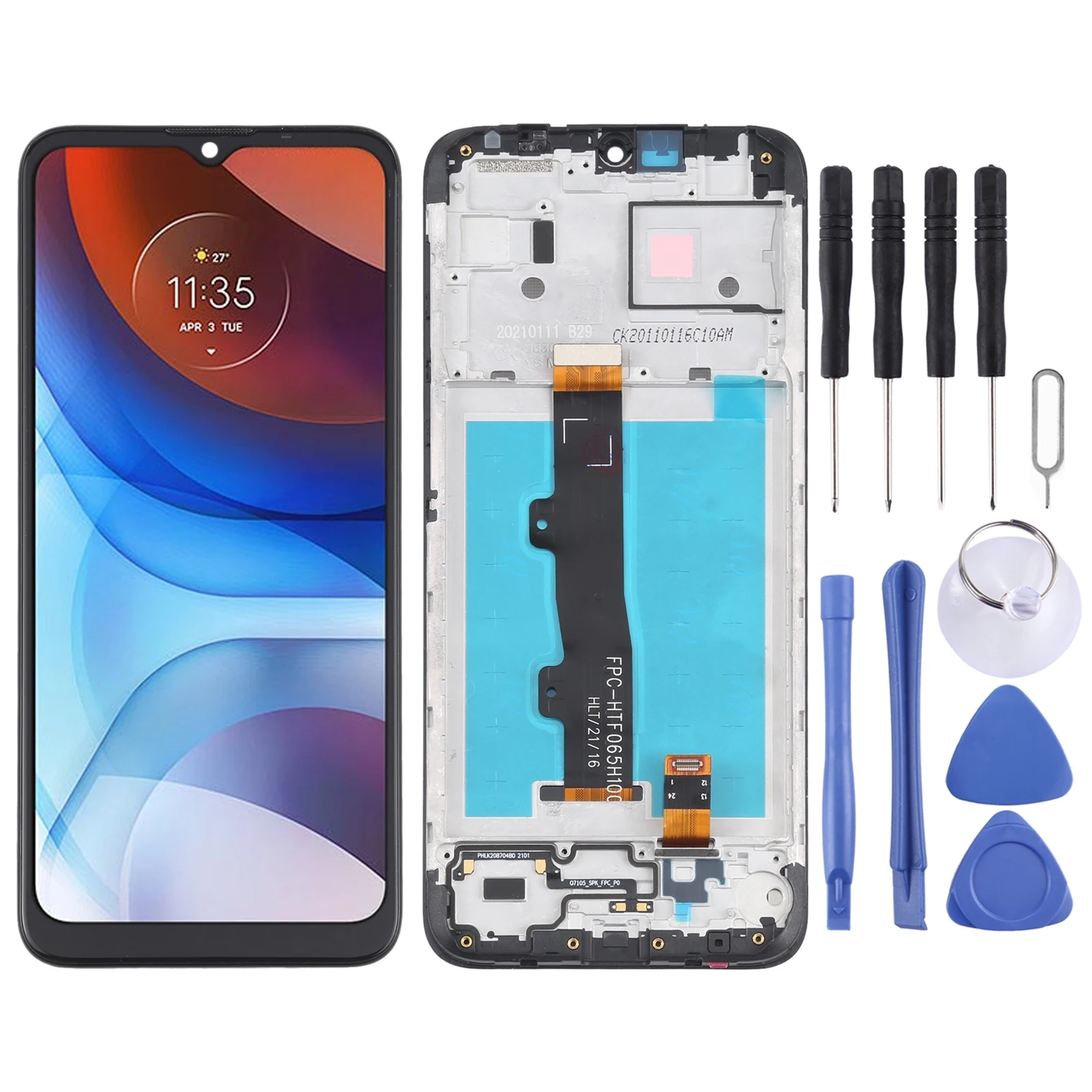 

TFT ЖК-экран для Motorola Moto E7 Power PAMH0001IN PAMH0010IN PAMH0019IN дигитайзер в сборе с рамкой
