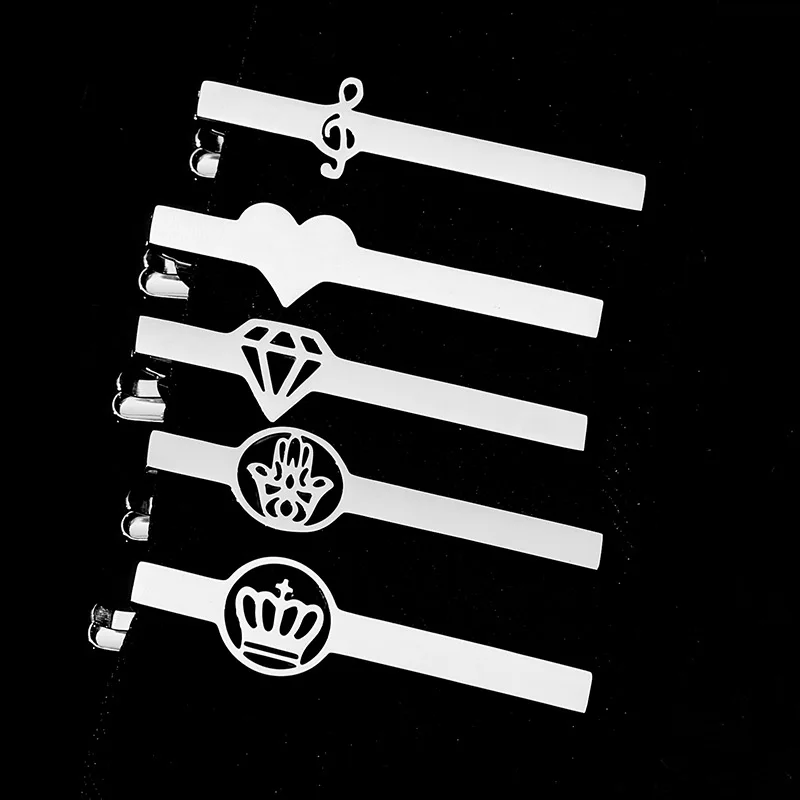 Креативный полый Титановый стальной классический мужской зажим