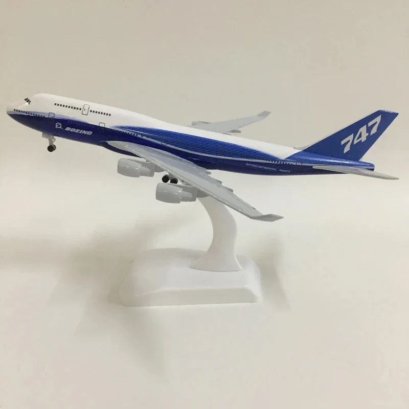 Модель самолета 20 см подходит для авиационного прототипа 747 с шасси B747 модель из