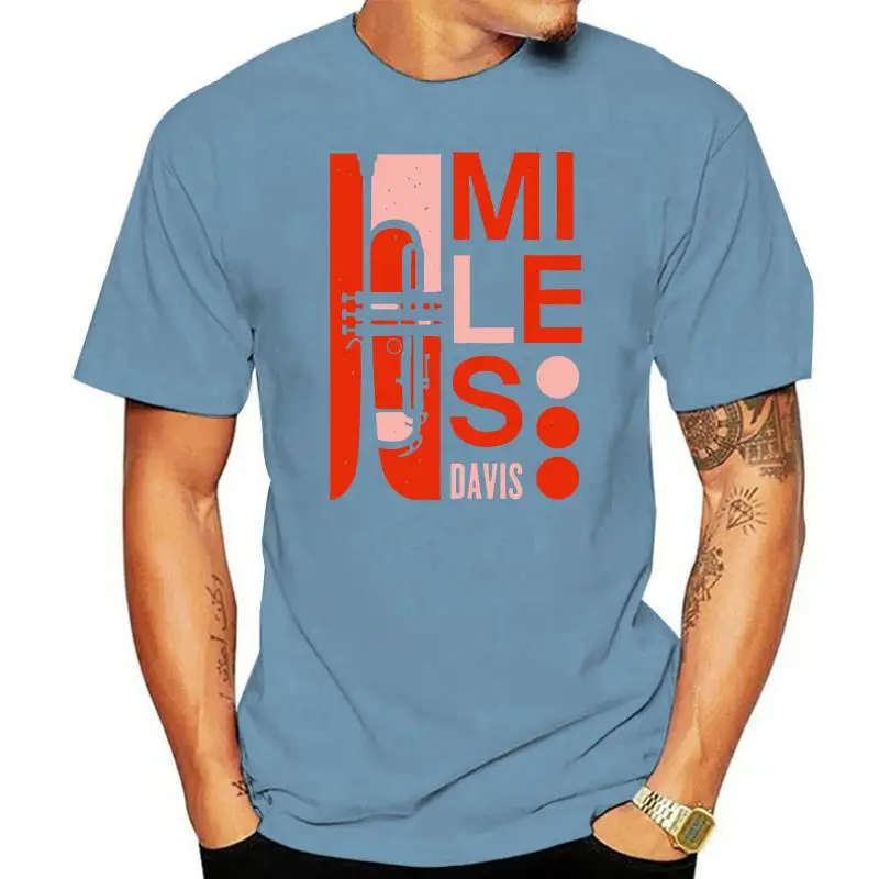 

Miles Davis Deco Trumpet T-Shirt Officially Licensed Short Sleeves T-Shirt