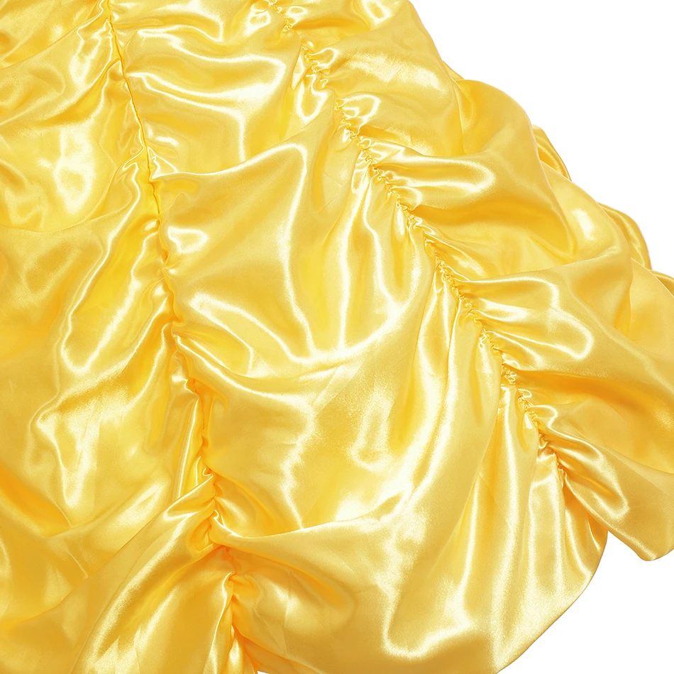 Платье принцессы Диснея Белль для девочек длинное платье выпускного вечера