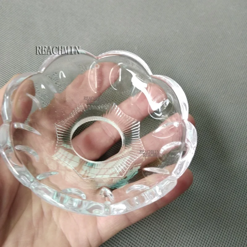 Хрустальная лампа в европейском стиле 2 шт./лот 100x30 мм, держатель локтя, стеклянная чаша с цветами, декоративный поднос, аксессуары для освещения