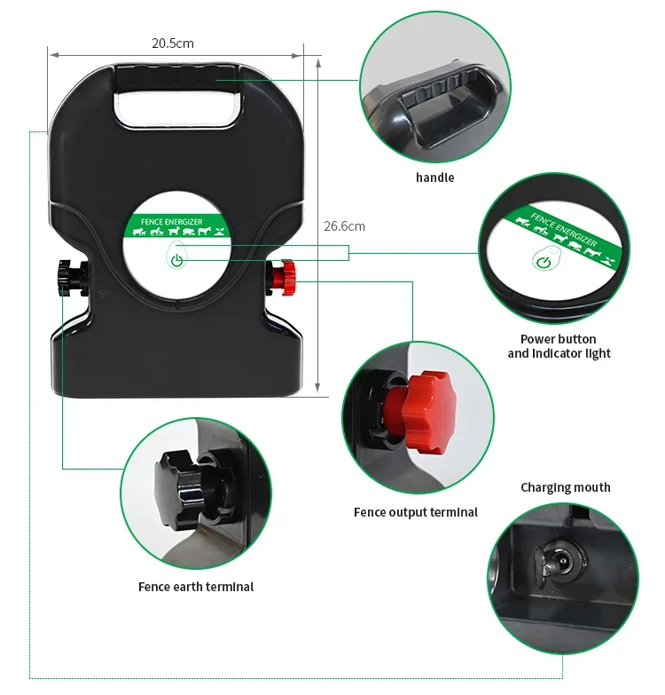 0 3J Лучшее дешевое электрическое ограждение Американский фермерский