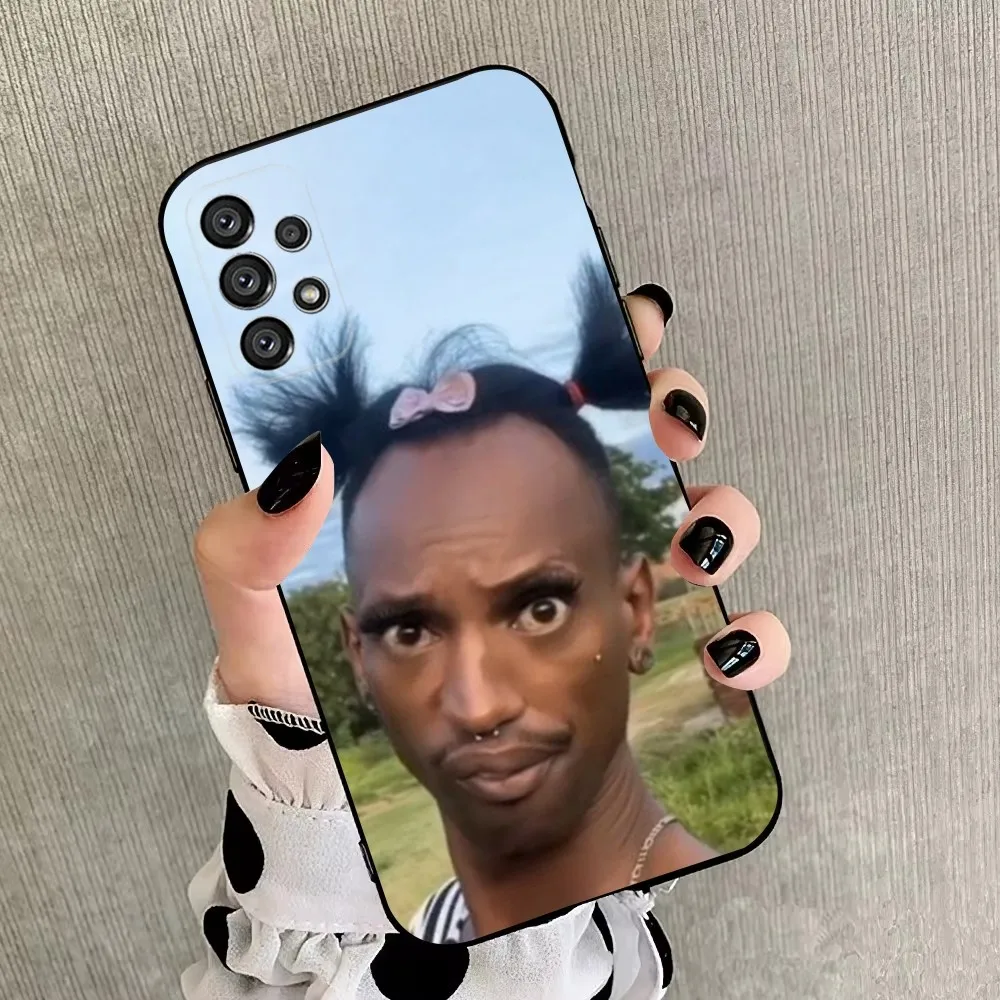 Чехол для телефона Ugly Man Funny Samsung Galaxy A20 A21s A22 A31 A32 A52 A53 A72 73 A80 A91 Мягкий черный чехол